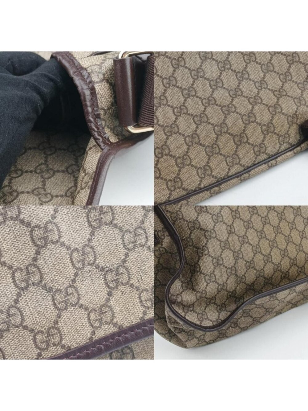 Gucci GG Plus Messenger Brown Leather - Picture 16 of 16